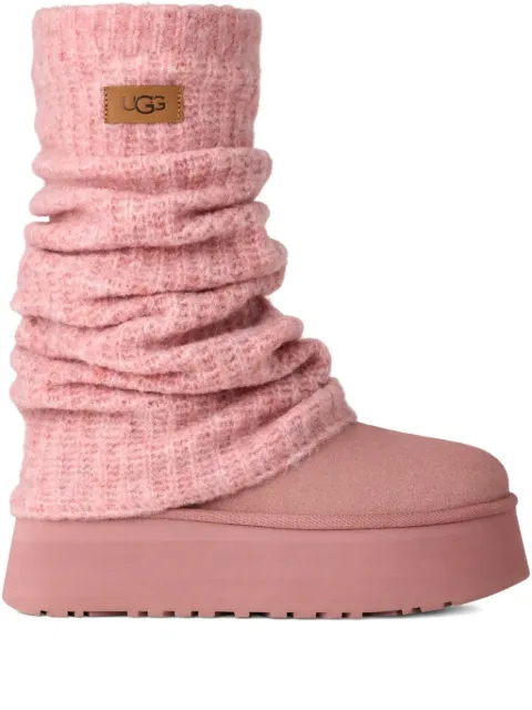 UGG Classic Mini Dipper Legwarmer boots Pink 1178990PDW