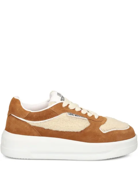 Love Moschino lace-up sneakers Brown JA15295H0N