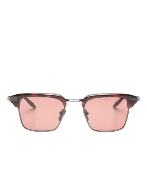 Akoni Euclid square-frame sunglasses Brown AKS526C51