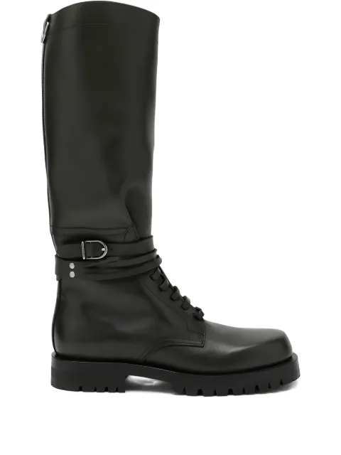 Durazzi Milano buckle-fastening boots Green FW25SB07PE0036