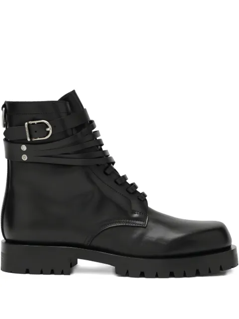 Durazzi Milano buckle-strap boots Black FW25SB08PE0036