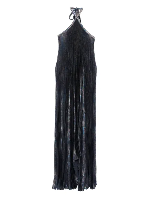 L'IDÉE Deesse pleated gown Blue DEESSEGOWN