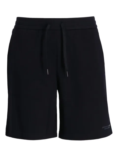 Armani Exchange logo drawstring shorts Black XM001300AF20934