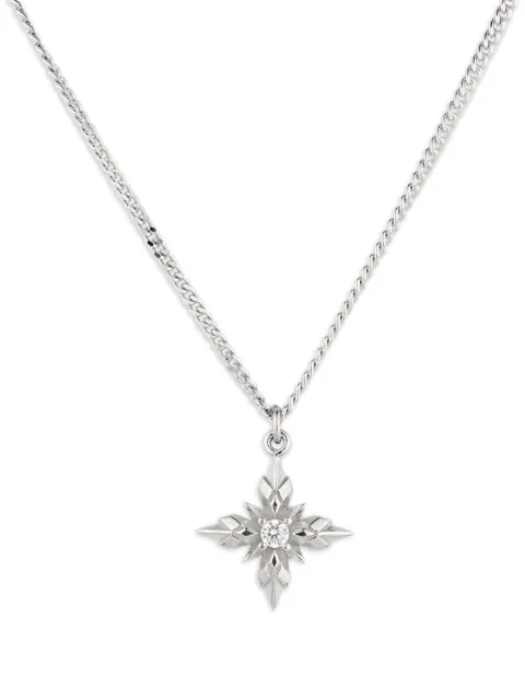 Emanuele Bicocchi Stella Ventis star-pendant necklace Silver ANAN1
