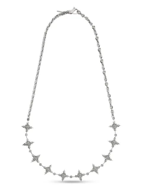 Emanuele Bicocchi Stella Ventis star-embelishments chain-link necklace Silver ANAN2