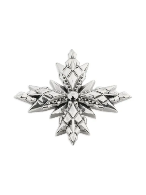 Emanuele Bicocchi Stella Ventis star-motif brooch Silver ANAS1