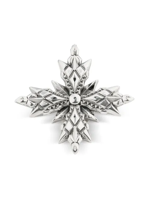 Emanuele Bicocchi Stella Ventis star-motif brooch Silver ANAS2