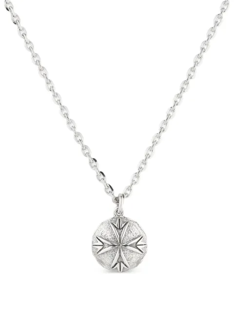 Emanuele Bicocchi Scudo logo necklace Silver MLP8