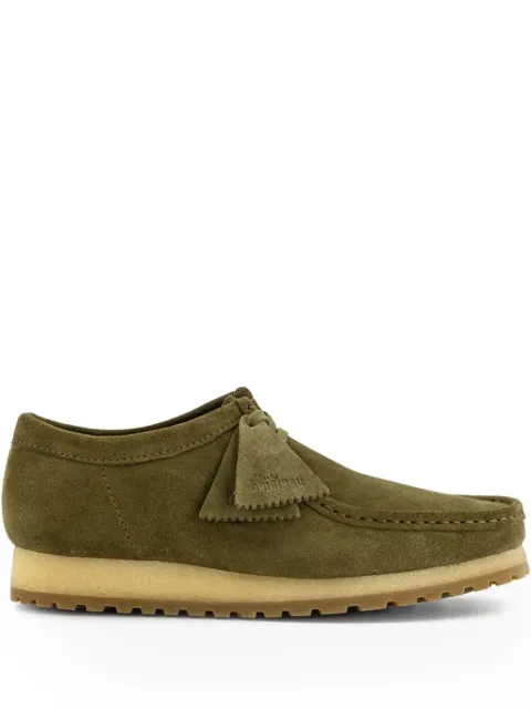 Clarks Originals Wallabee™ RB suede lace-up boots Green 26183094