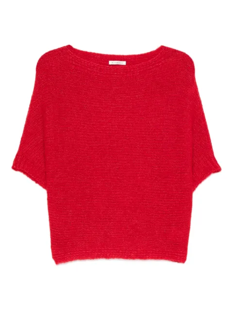 TALKING WALLS short-sleeve knitted top Red TW2202LIPSTICKRED