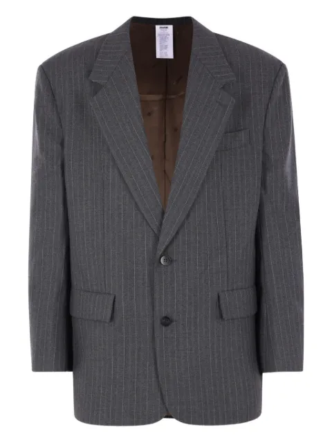 Magliano pinstriped button-up blazer Grey U78018105MD0557