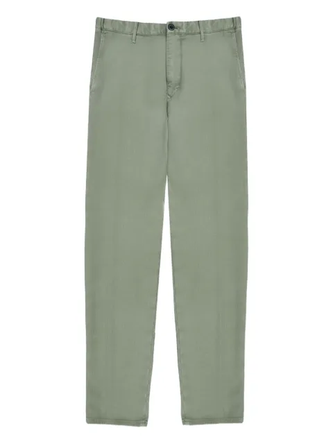 Incotex belt-loops trousers Green 10S30440601