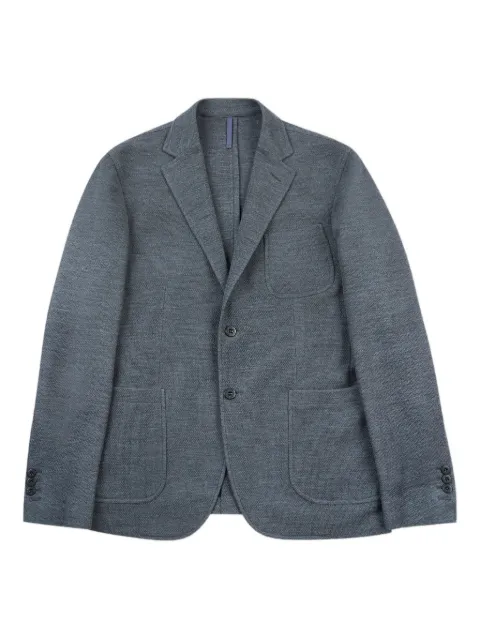 Montedoro hopsack two-button blazer Grey 632007M452R