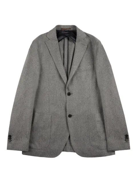 Incotex single-breasted flannel jacket Grey 63I0274932A