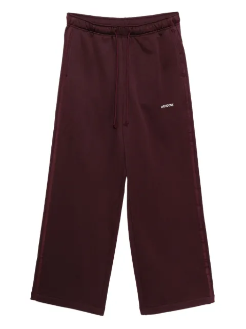 We11done side-stripe track pants Red WDTA325703MBR