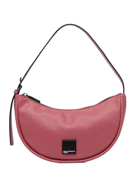 Karl Lagerfeld Jeans KLJ logo half-moon shoulder bag Pink A3W302062DZ