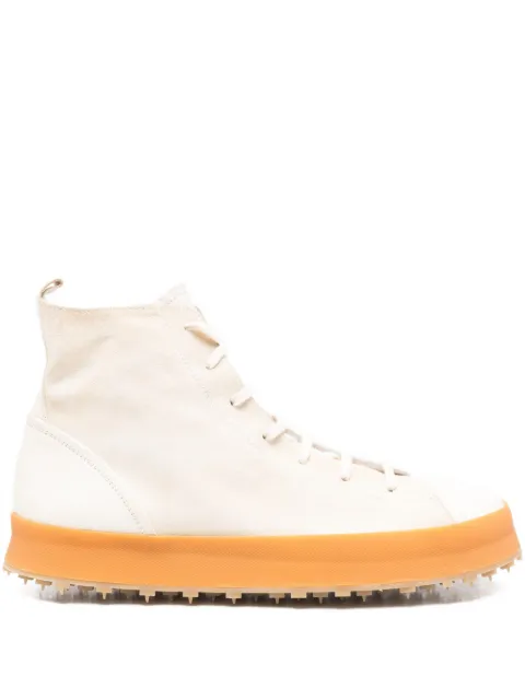 Shoto lace-up high-top boots Neutrals 51714