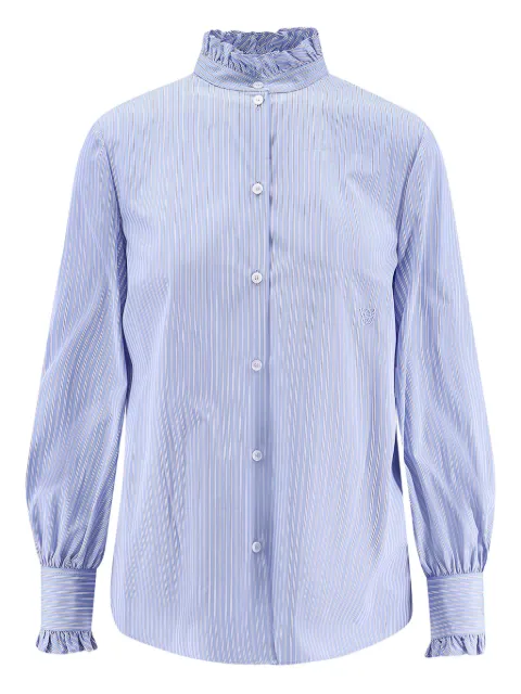 Valentino Garavani striped poplin shirt Blue BAB7R89MK