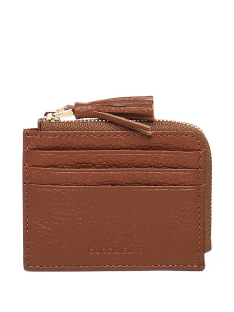 Coccinelle tassel zip wallet Brown E2MU0128901