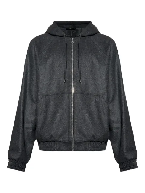 FENDI zip-up cashmere hoodie Grey FAF753AVIN