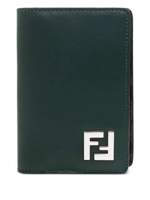 FENDI FF-detail squared cardholder Green 7M0349AFF2F1TTY