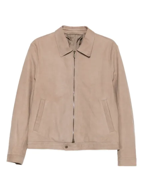 Salvatore Santoro leather jacket Neutrals 49515U