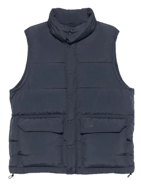 Maison Kitsuné puffer gilet Blue PM02231WQ4070