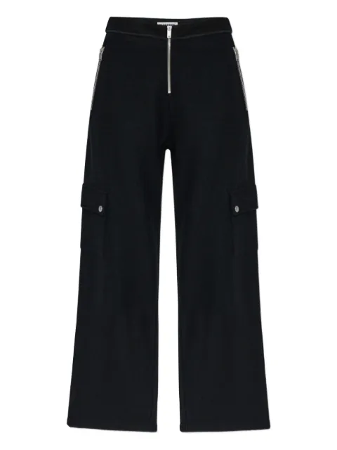 Jil Sander zip-fastening wool-blend trousers Black J40KA0283J41423
