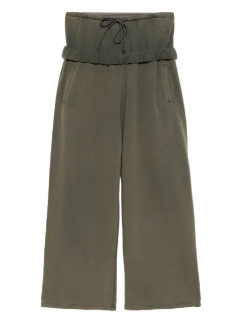 We11done Layered roll-up track pants Grey WDTA325706WCH