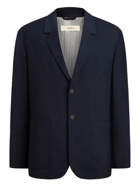 12 STOREEZ wool-blend blazer Blue 130849