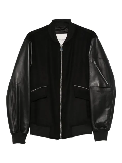 YES LONDON panelled zip-up jacket Black XG5250NR