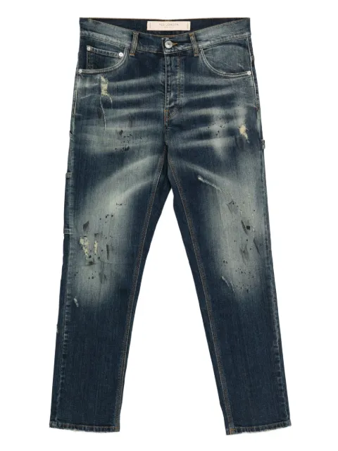 YES LONDON whiskering-effect jeans Blue XJ3222WORKBL