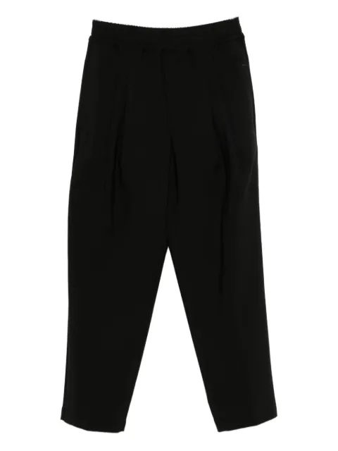 YES LONDON elasticated-waist trousers Black XP3330NR