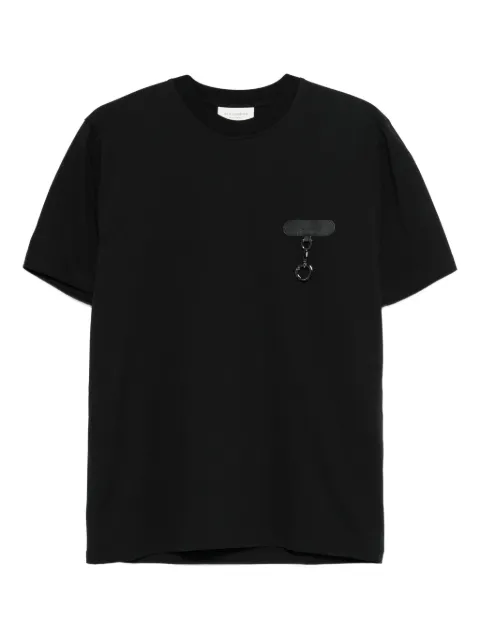 YES LONDON logo-patch T-Shirt Black XM4229NR