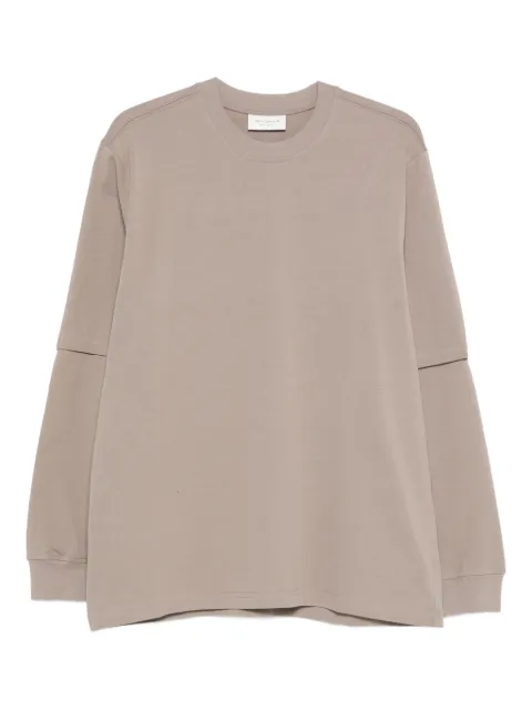 YES LONDON panelled t-shirt Brown XM4227TR
