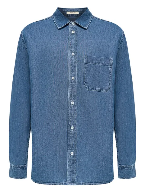 12 STOREEZ denim shirt Blue 125211