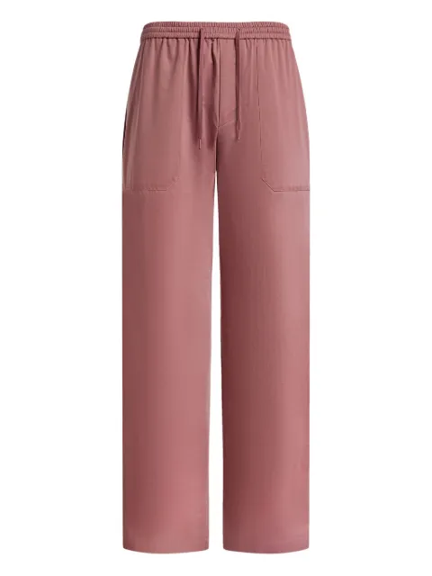 12 STOREEZ drawstring pocket cotton trousers Pink 131535