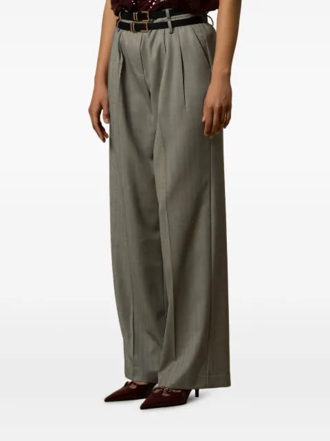 Kocca Gregor pleated-front trousers Grey GREGOR