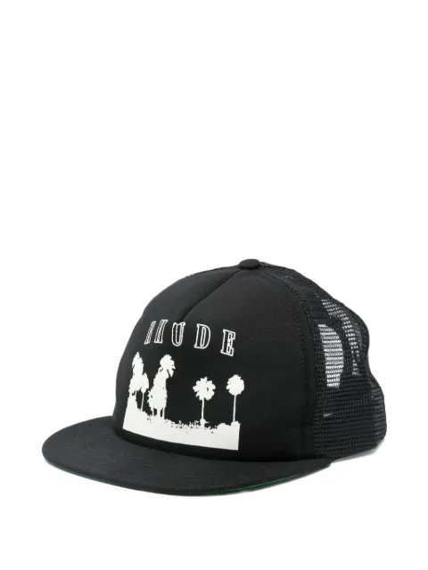 RHUDE logo cap Black RHFW25HA01012