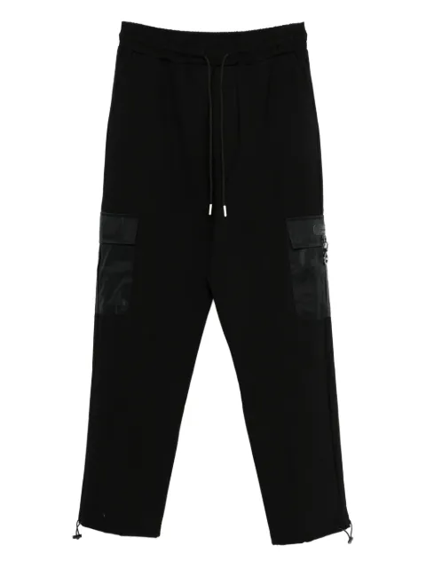 YES LONDON drawstring-waist cargo trousers Black XP3342NR