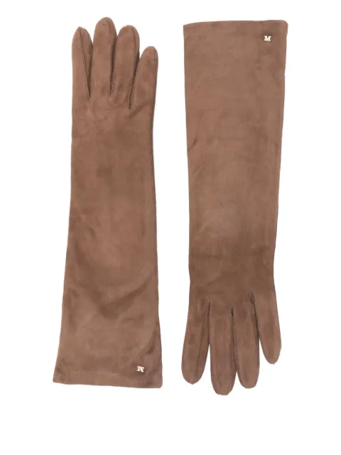 Max Mara logo-detailing gloves Blue 2524566013600