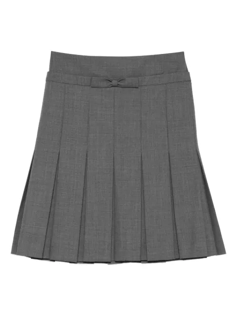 SHUSHU/TONG pleated skirt Grey MWDESK01FFV456GR100