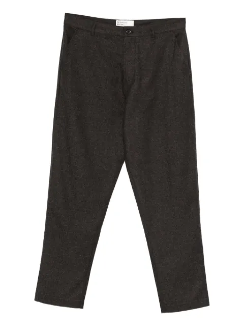 Universal Works buttoned trousers Brown 33657B