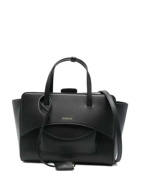 HIDESINS logo-stamp tote bag Black FL120000