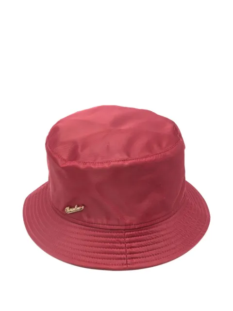 Borsalino logo-appliqué bucket hat Red B32099BAA0026