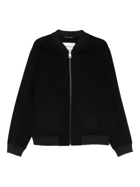 AMARANTO zip-fastening jacket Black B6F0011