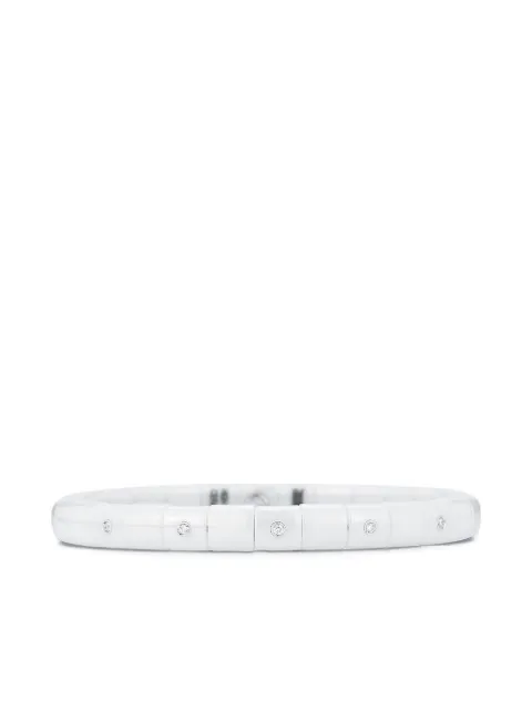 Roberto Demeglio 18K white gold Ceramic Pura diamond bracelet White PU4FB5DB