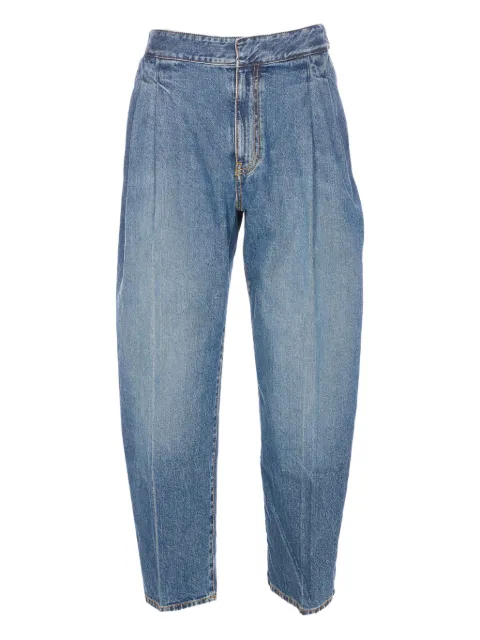 Alaïa pleated-front jeans Blue AA9P1257D007B