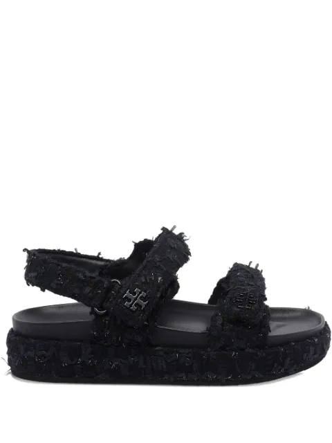 Tory Burch Kira logo platform sandals Blue 177229