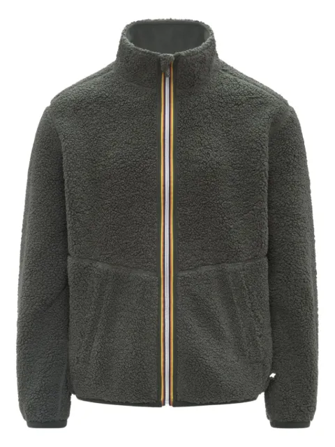K-Way Pascal reversible teddy-texture jacket Green K3132PW